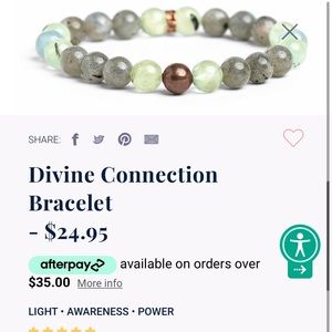 Divine connection crystal bracelet